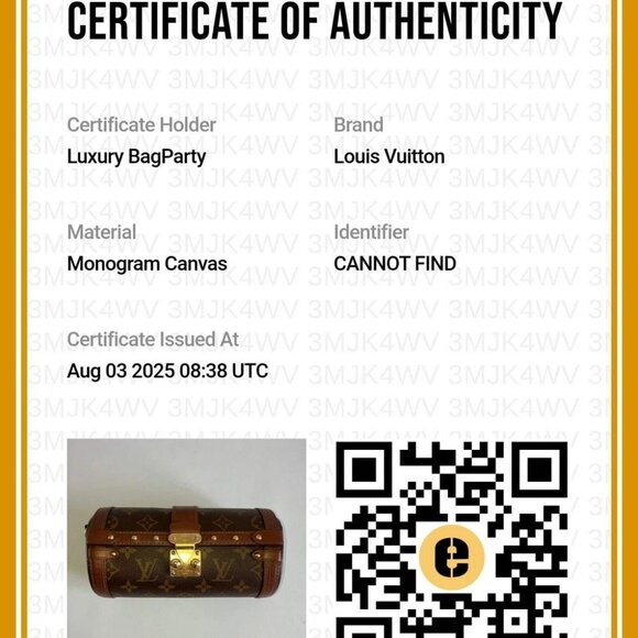 Louis Vuitton Papillon Trunk Micropchipped - Picture 9 of 9